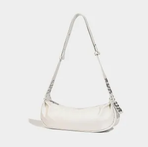 Leather Crossbody Bag Y2k Purse - Vintage Crescent Hobo Purse Women Adjustable Shoulder Bag Punk Streetwear Cute Bags