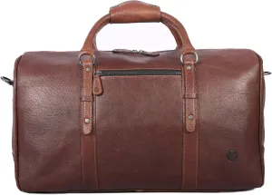 Leather Travel Duffel Bag | Gym Sports Bag Airplane Luggage Carry-On Bag | Gift for Father's Day By Aaron Leather Goods