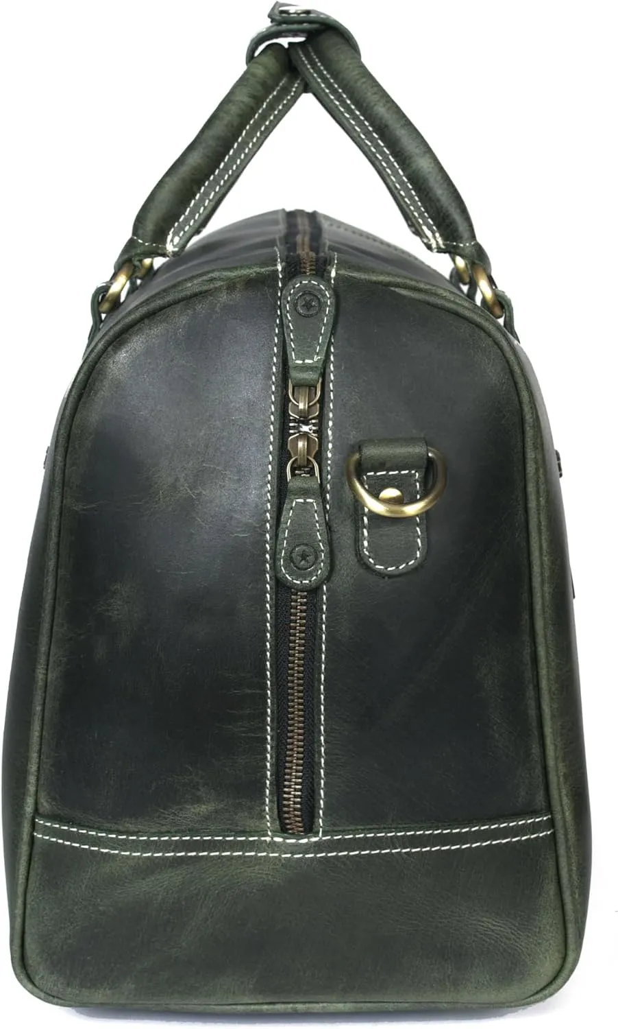 Leather Travel Duffel Bag | Gym Sports Bag Airplane Luggage Carry-On Bag | Gift for Father's Day by Aaron Leather Goods