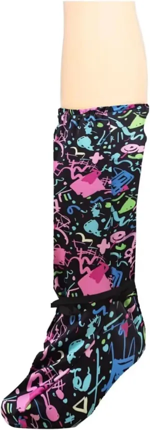 Leg Cast Covers - Black Cast Covers,Cast Sock Over Cast, Cast Sock Cast Cover Below The Knee Leg Cast Sleeve for Foot Leg Protector Men Women ((Hip-hop Style, M)
