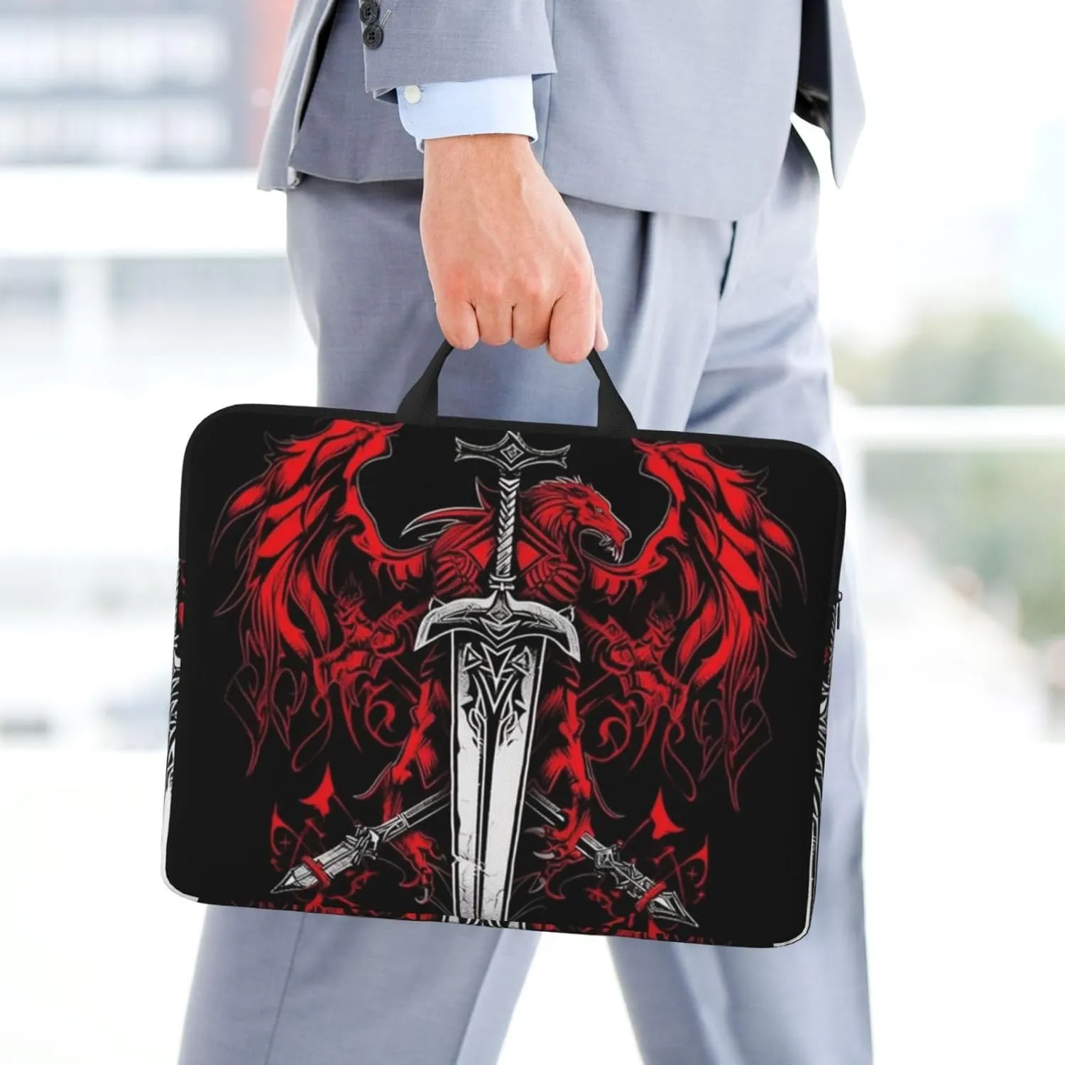 Legend of the Giant Blade 14 Inch Laptop Case, Water-Resistant and Shockproof Computer Cases for Laptopsï¼ŒSuitable for Daily Travel