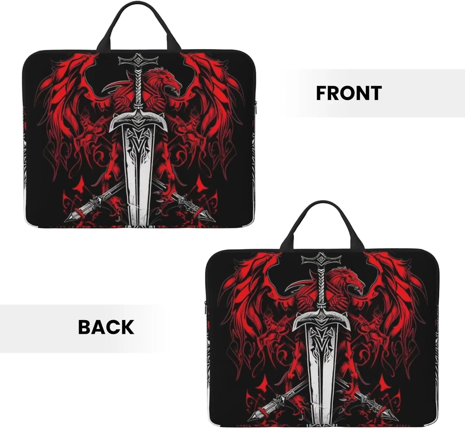 Legend of the Giant Blade 14 Inch Laptop Case, Water-Resistant and Shockproof Computer Cases for Laptopsï¼ŒSuitable for Daily Travel