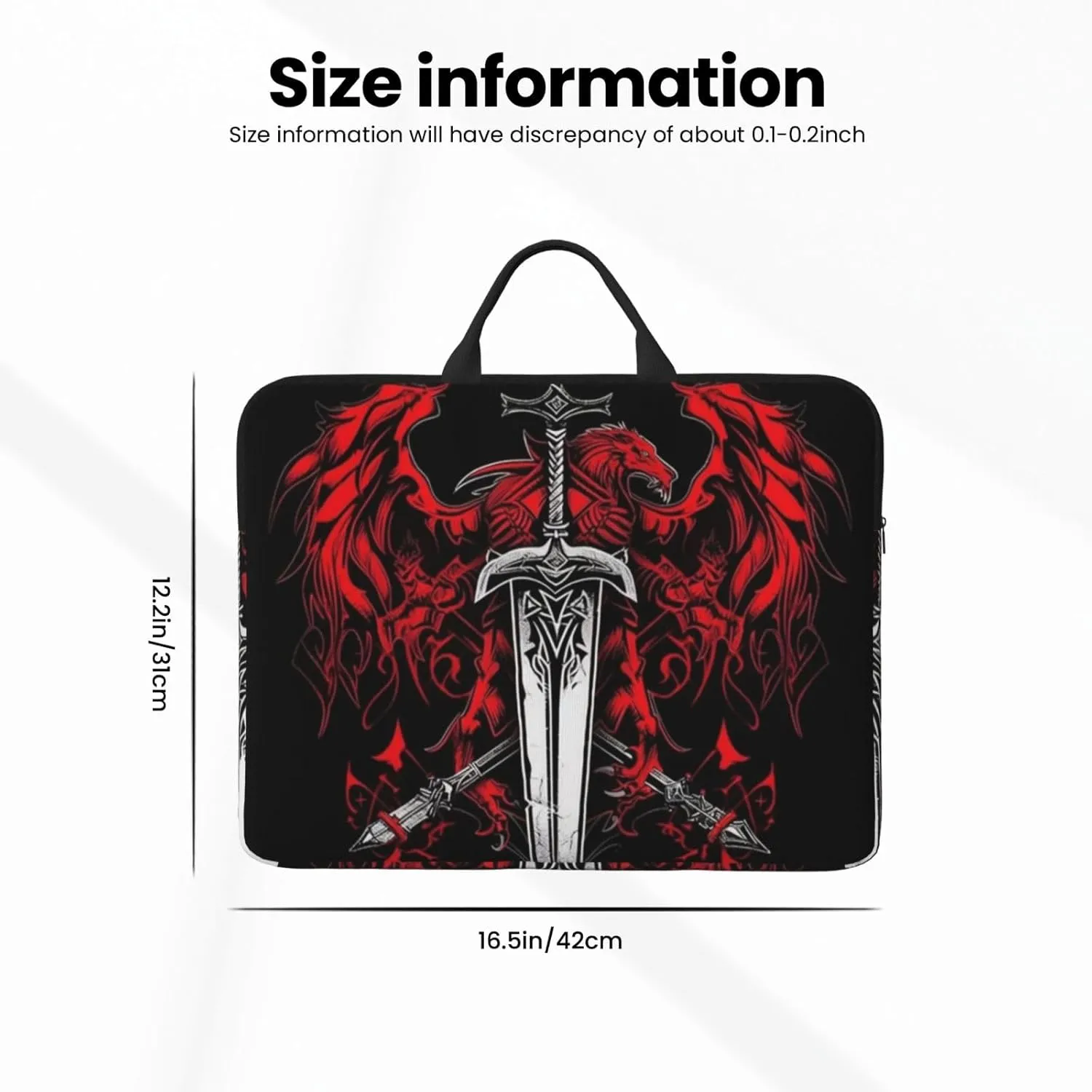 Legend of the Giant Blade 14 Inch Laptop Case, Water-Resistant and Shockproof Computer Cases for Laptopsï¼ŒSuitable for Daily Travel