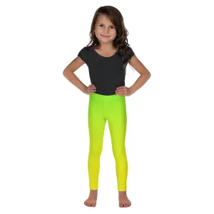 Lemon Lime Ombre Kid's Leggings