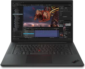 Lenovo ThinkPad P1 Gen 6 21FV001GUS 16" Touchscreen Mobile Workstation - WQUXGA - 3840 x 2400 - Intel Core i7 13th Gen i7-13700H Tetradeca-core (14 Core) 2.40 GHz - 32 GB Total RAM - 1 TB SSD - Black