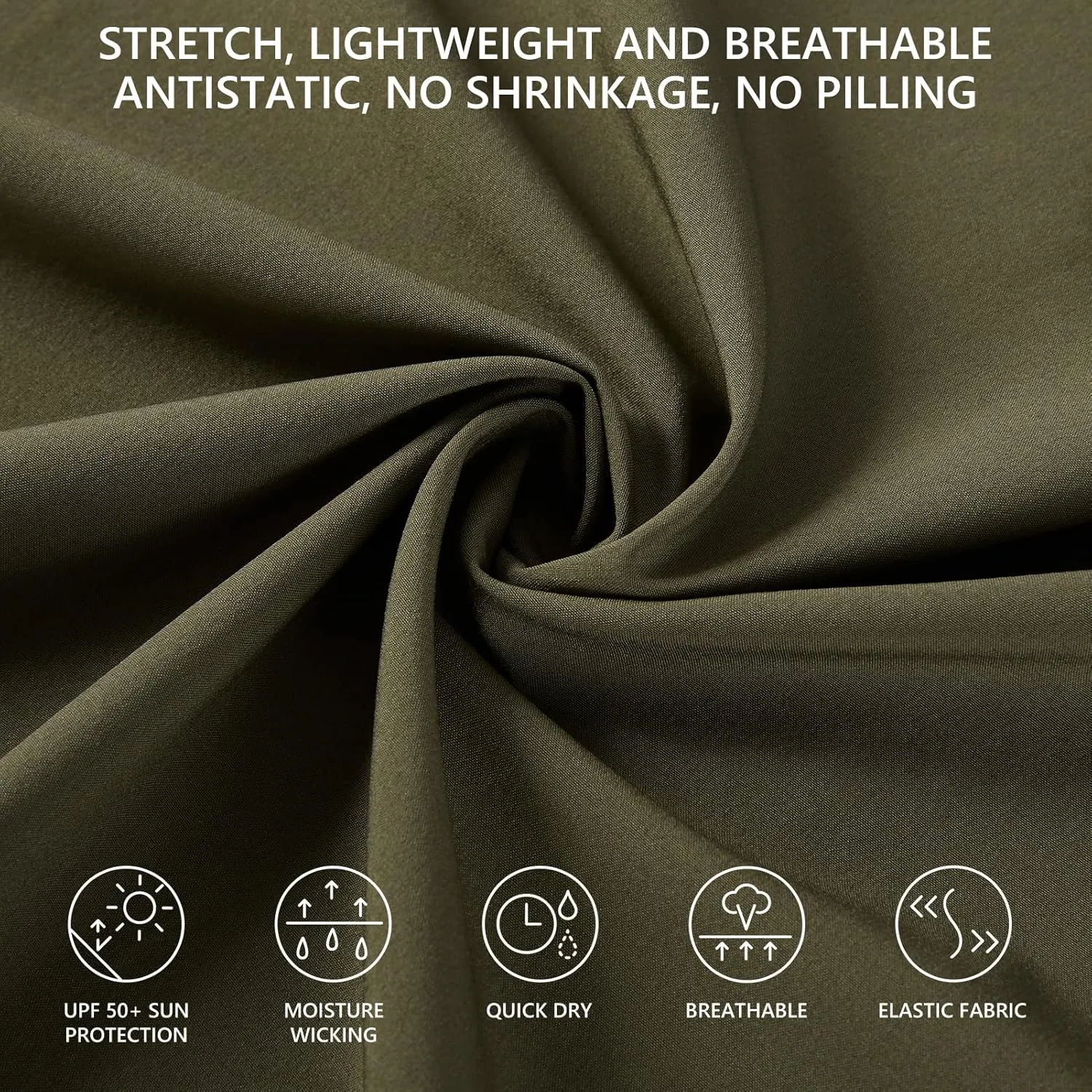 Lightbare Women’s UPF 50  Tank Dress with Pockets Detachable Shorts Drawstring Waist Quick Dry for Hiking Camping Outdoors