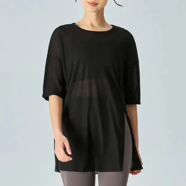 Lightweight Loose Summer Yoga Cover-Up for Women