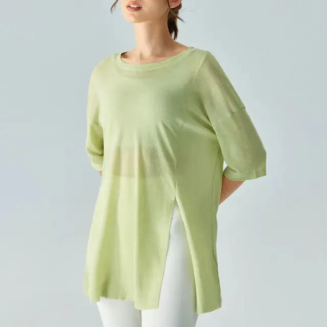 Lightweight Loose Summer Yoga Cover-Up for Women