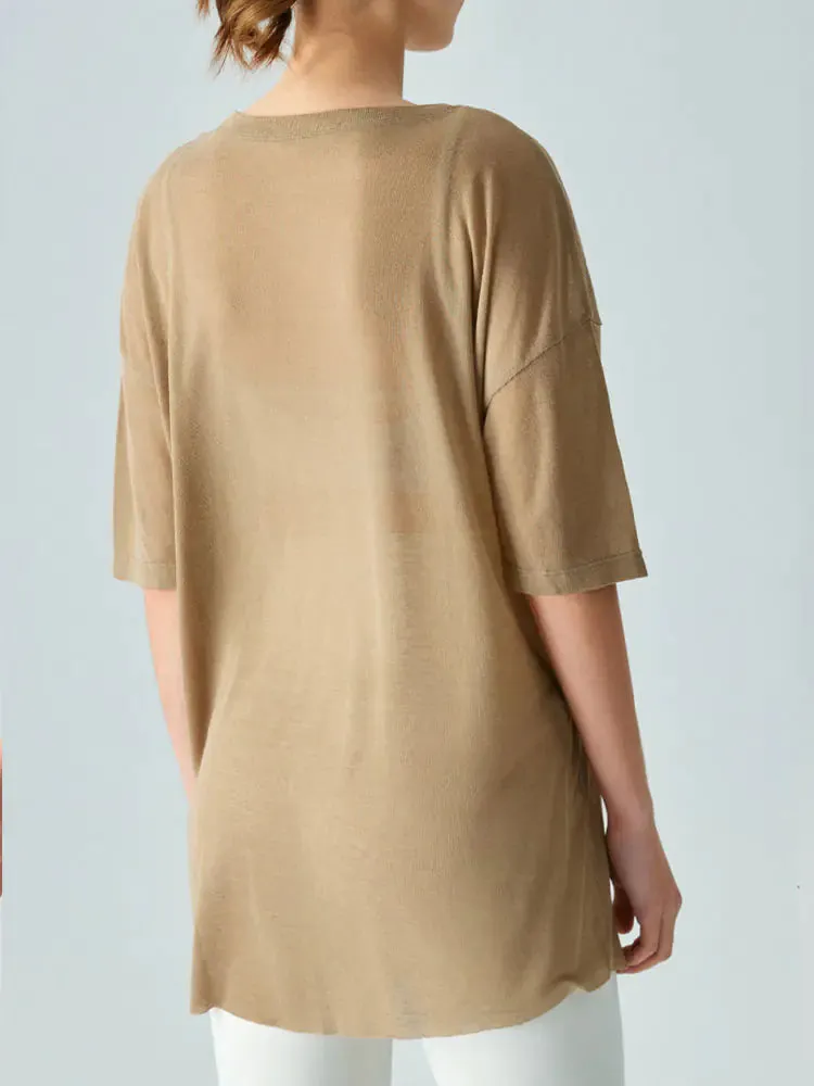 Lightweight Loose Summer Yoga Cover-Up for Women