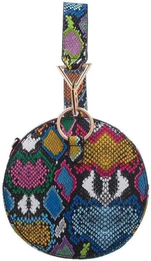 Liliana Cupid Circle SnakePrint Bags