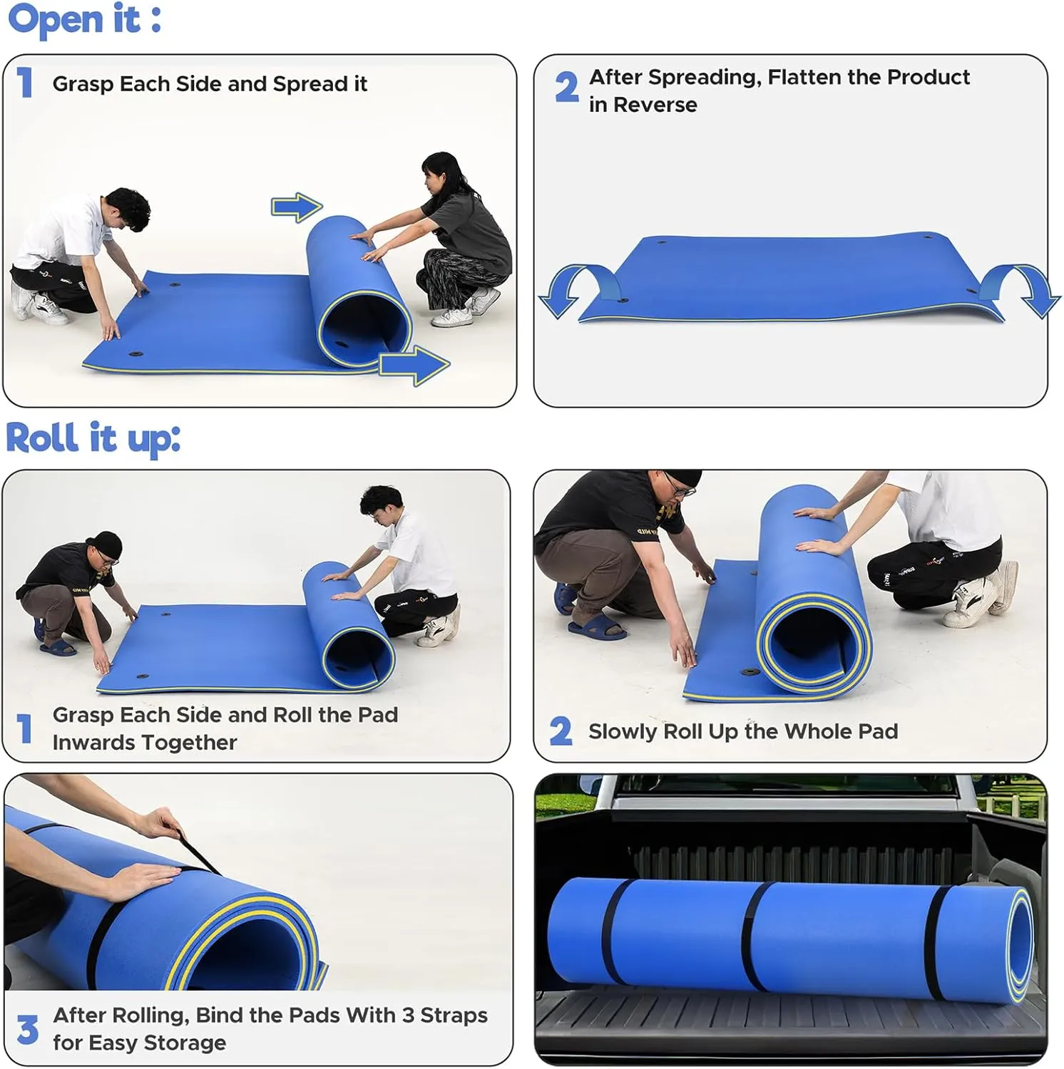 Lily Pad Floating Mat, 7'/8'/9'/13'/15.5' Floating Mat, 3-Layer Tear-Resistant XPE Foam Floating Water Mat for Water Recreation, Lake, Pool, River, Ocean, Boat, Suitable for Adults and Kids