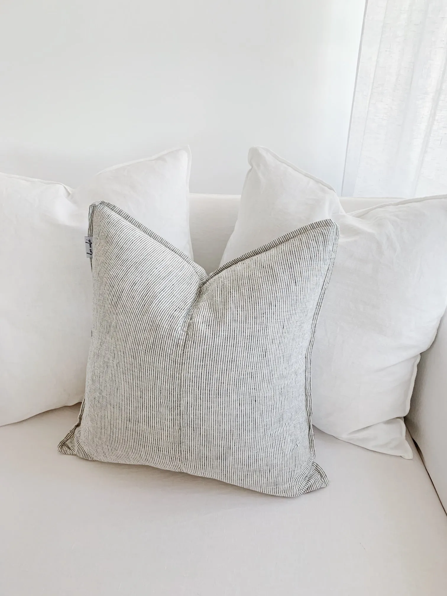 LINEN SCATTER SET | Pin Stripe
