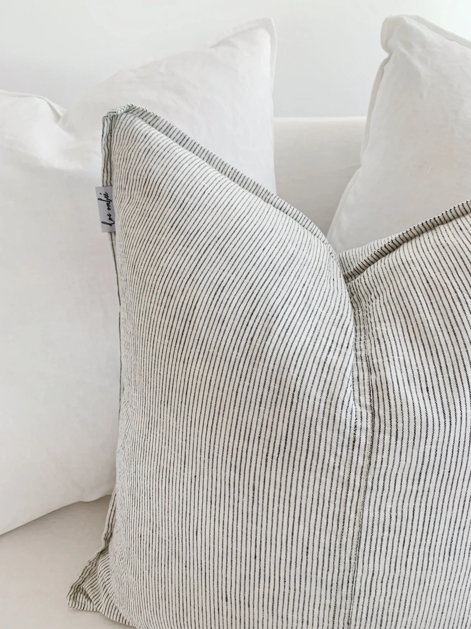 LINEN SCATTER SET | Pin Stripe