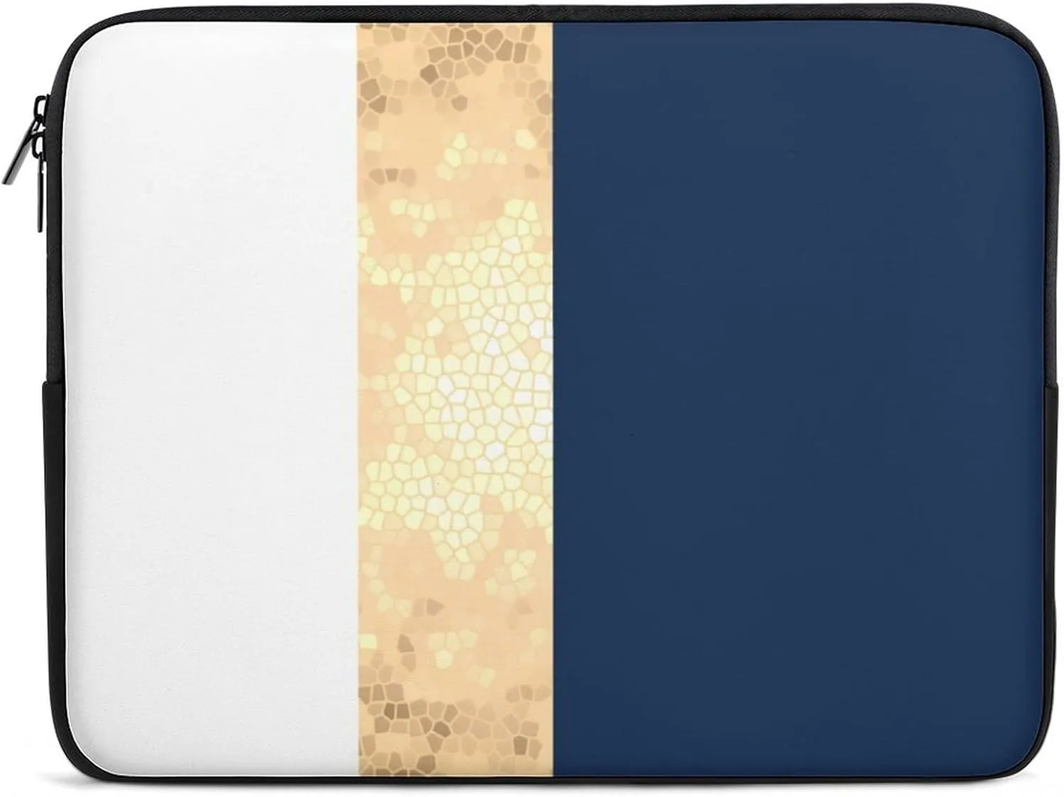 Lines Navy Blue And Yellow All Print Hands Free Withdrawal Laptop Bag Unisex