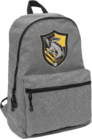 LOGOVISION Harry Potter Hufflepuff Plaid Sigil Lightweight Backpack for Work School Daily Use Packable for Travel