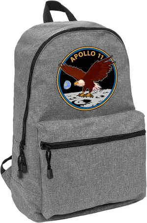 LOGOVISION Nasa Apollo 11 50Th Anniversary Patch Lightweight Backpack for Work School Daily Use Packable for Travel