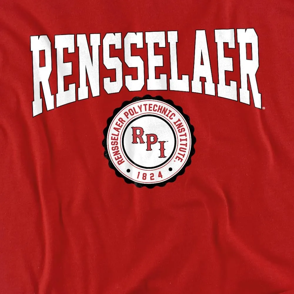 LOGOVISION Rensselaer Polytechnic Institute Collegiate Seal Unisex Adult Long-Sleeve T Shirt
