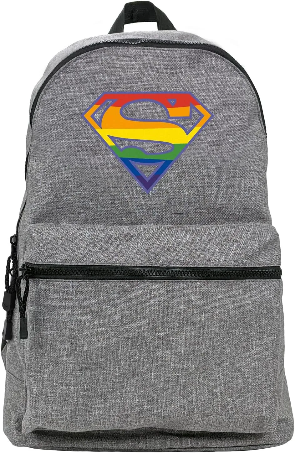 LOGOVISION Superman Rainbow Shield Logo Lightweight Backpack for Work School Daily Use Packable for Travel