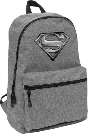 LOGOVISION Superman Steel Logo Lightweight Backpack for Work School Daily Use Packable for Travel
