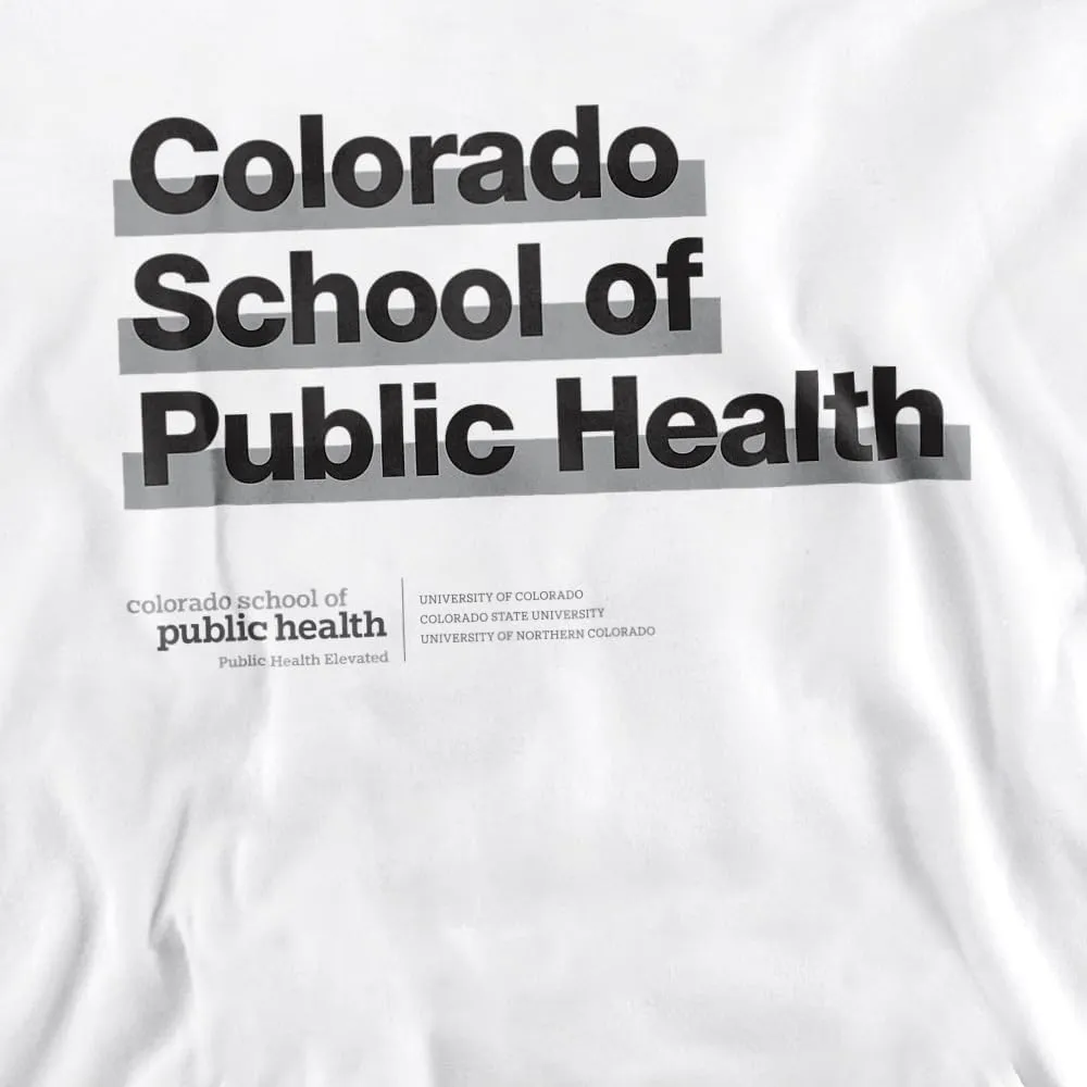 LOGOVISION University of Colorado Anschutz Medical Campus School of Public Health Bold Unisex Adult Crewneck Sweatshirt