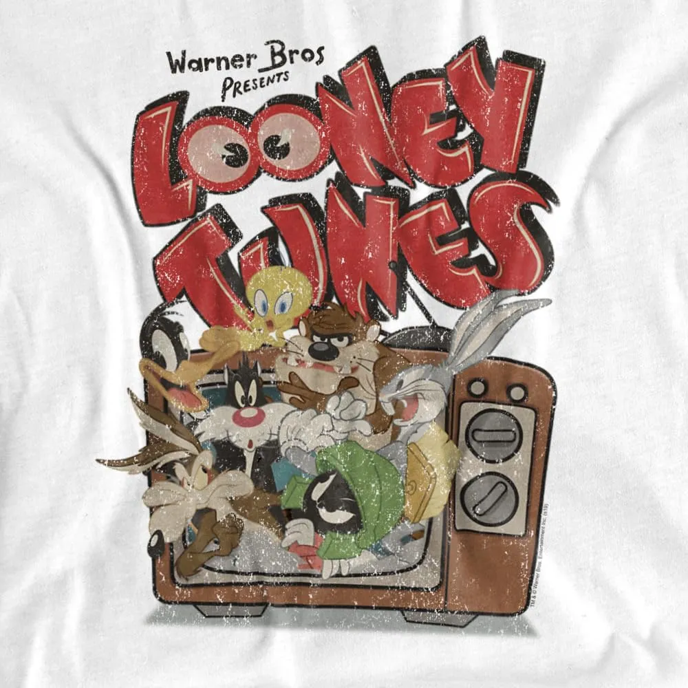 Looney Tunes Saturday Mornings Unisex Adult T Shirt for Men and Woman