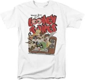 Looney Tunes Saturday Mornings Unisex Adult T Shirt for Men and Woman