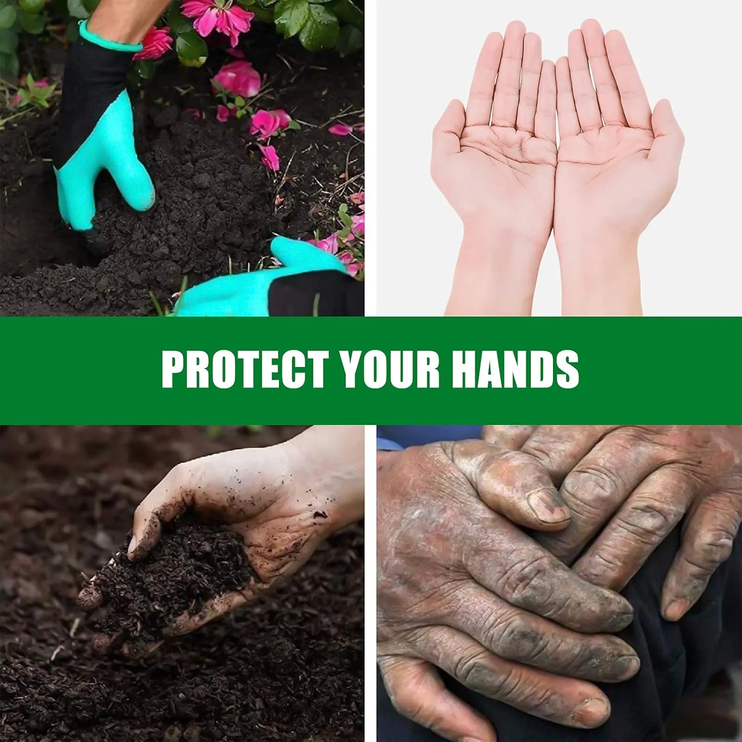 Lovinland Plant Covers Freeze Protection for Winter 73" x 73" 2.1oz Tree Frost Covers Drawstring Bags for Cold Weather Anti-Freeze Shrub Jacket Warm Blanket w/Zipper and Garden Gloves (2 Pack)