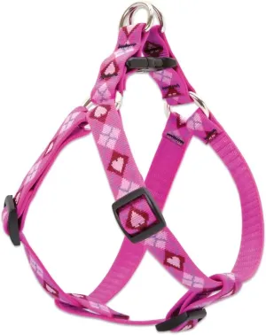 LupinePet Originals 3/4" Puppy Love 15-21" Step In Harness for Small Dogs
