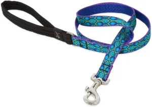 LupinePet Originals 3/4" Rain Song 6-Foot Padded Handle Leash for Medium and Larger Dogs