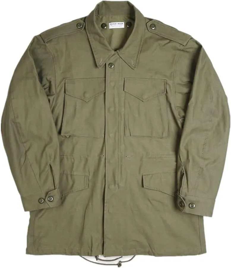 M-51 Field Jacket Vintage WW2 Short M51 Parka Windbreaker Cotton Green Mods Coat Remake WWII US M1951 D-Day Suit