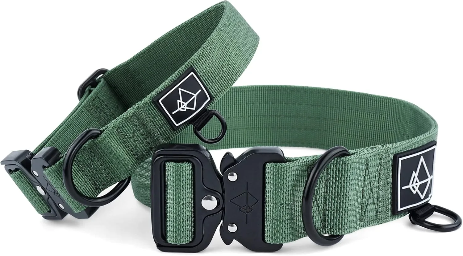 Made to ROAM Premium Dog Collar - Adjustable Heavy Duty Nylon Collar with Quick-Release Metal Buckle (Oregon Haze, Classic Size 4)