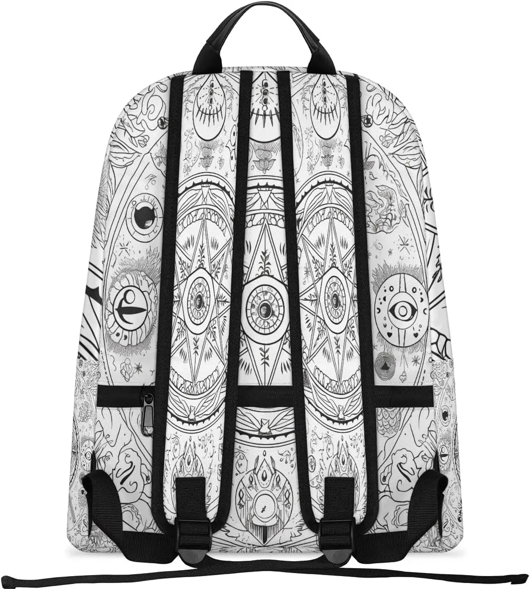 Magical Formation Print Backpack for Women Men Lightweight Laptop Backpack Carry on Backpacks Casual Shoulder Bag with Adjustable Shoulder Strap for Travel Gym Work