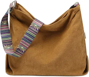 Makukke Tote Bag Women Large Crossbody Bag Stylish Handbag for Women Corduroy Hobo Bag Fashion shoulder Bag Purse