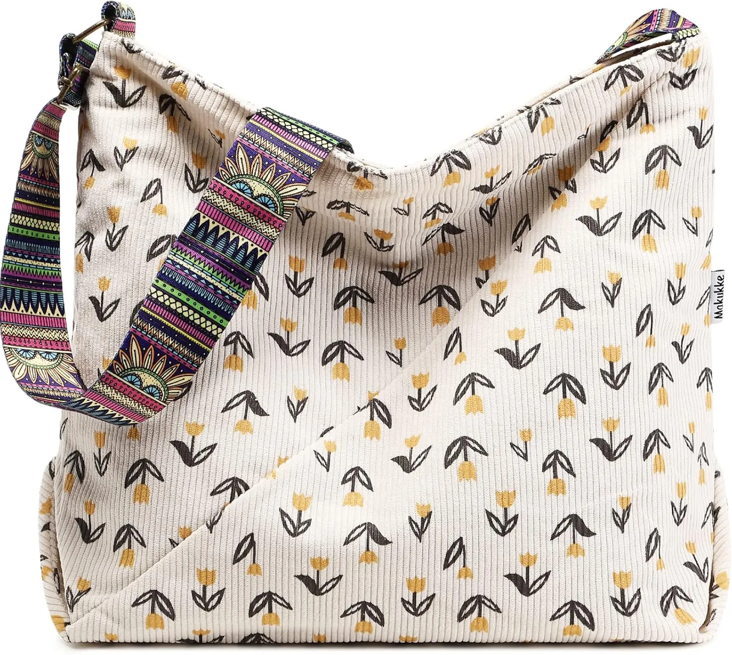 Makukke Tote Bag Women Large Crossbody Bag Stylish Handbag for Women Corduroy Hobo Bag Fashion shoulder Bag Purse