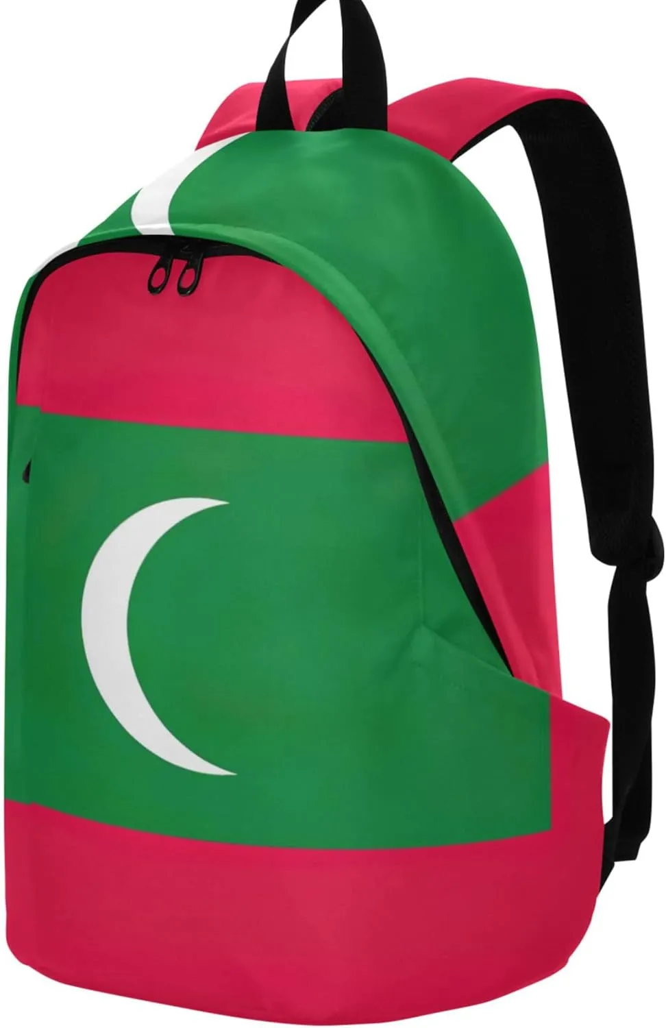 Maldives Flag Casual Backpacks for Women Cute Cool Bookbag Backpack for School