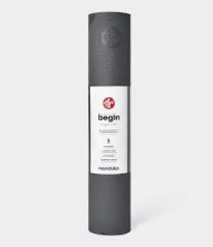 Manduka Begin Mat 5mm 68'' - Steel Grey