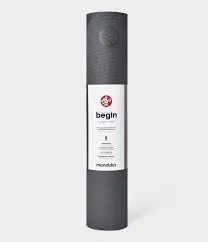Manduka Begin Mat 5mm 68'' - Steel Grey