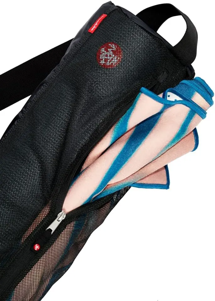 Manduka Breathe Easy Full Zip Yoga Mat Carrier Bag – With Pocket, Adjustable Strap, Suitable for Most Yoga Mats