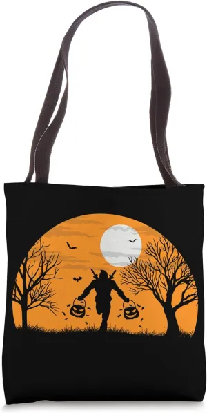Marvel Deadpool Trick-or-Treat Silhouette Halloween Tote Bag