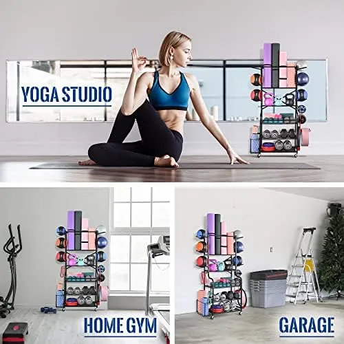 Mat Storage Racks,Home Gym Storage  for Dumbbells