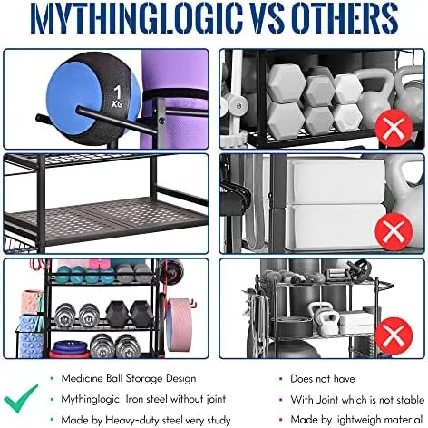 Mat Storage Racks,Home Gym Storage  for Dumbbells