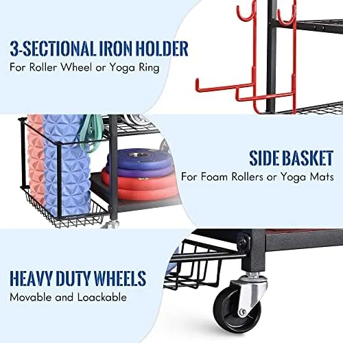 Mat Storage Racks,Home Gym Storage  for Dumbbells