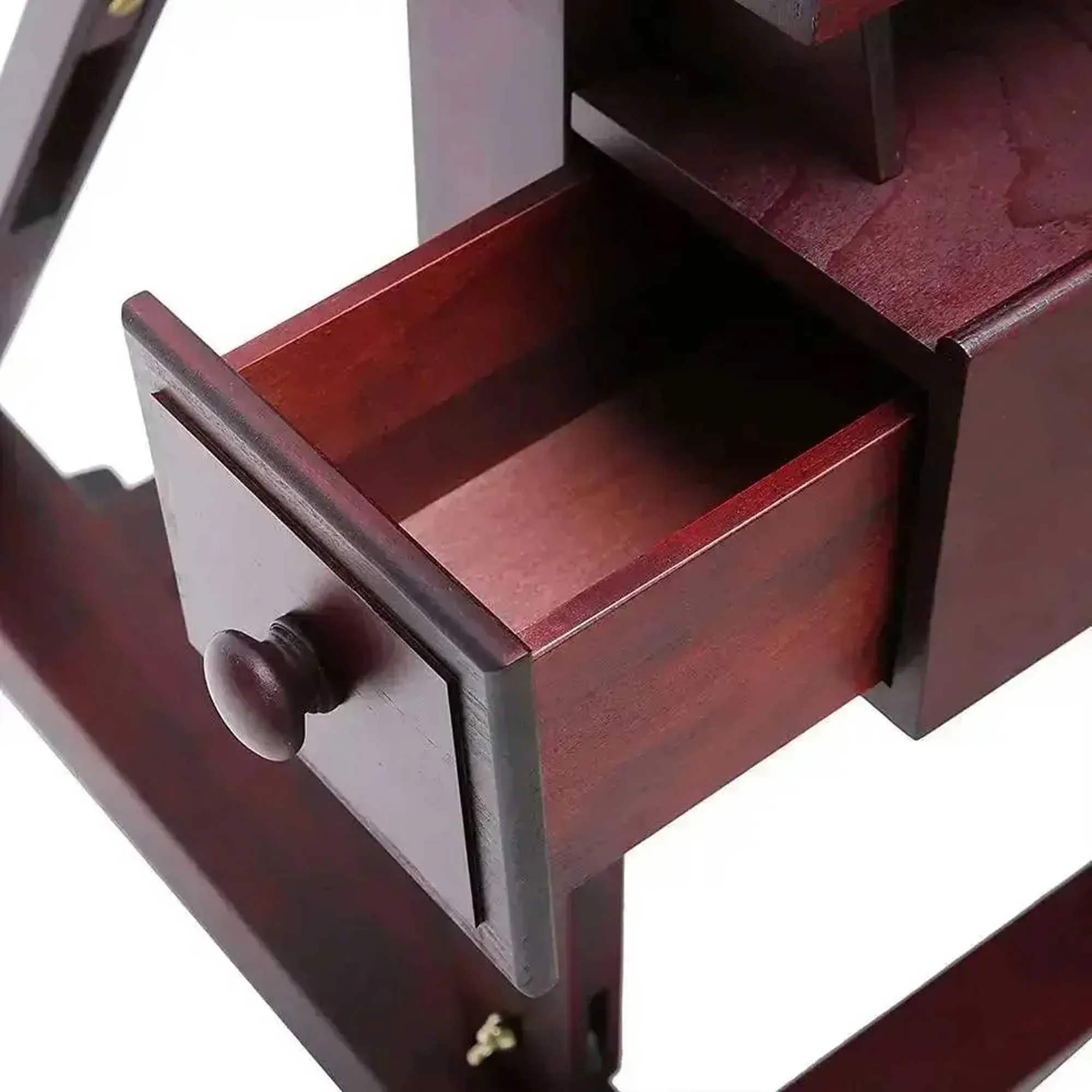 MEEDEN Deluxe Crank Adjusting Master Artist H-Frame Easel - Mahogany