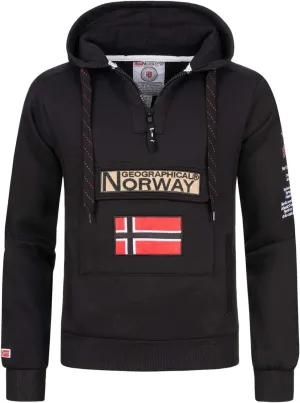 Men's Estándar Sweatshirt, Black, X-Large