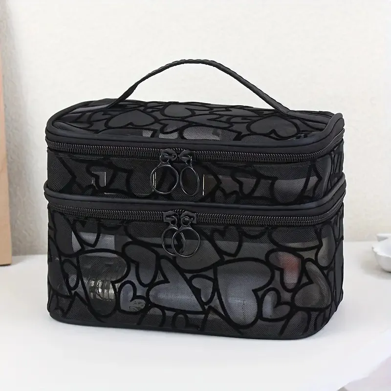 Mesh Heart Totes