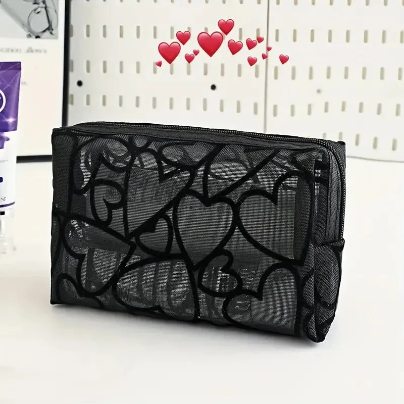 Mesh Heart Totes