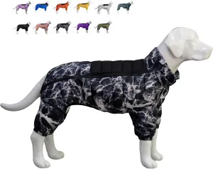 miai Warm Dog Jacket, Waterproof Windproof Reflective Vest, Zippered Adjustable Outdoor Snow Jacket for Small to Large Dogs - Black XL
