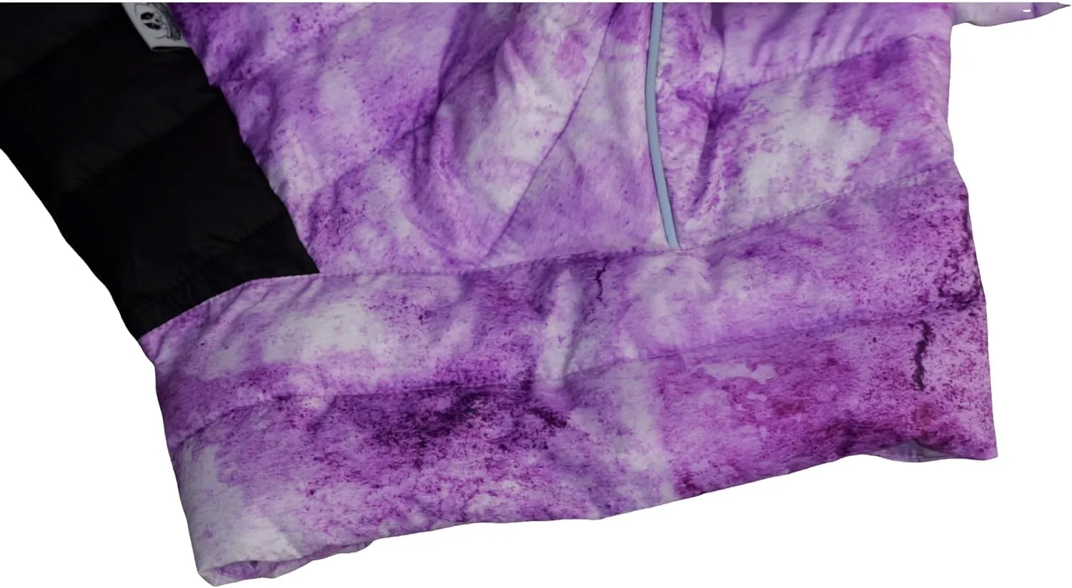 Micai Dog Warm Jacket, Waterproof Windproof Reflective Vest, Zippered Adjustable Outdoor Snow Jacket for Small to Large Dogs, Purple XL