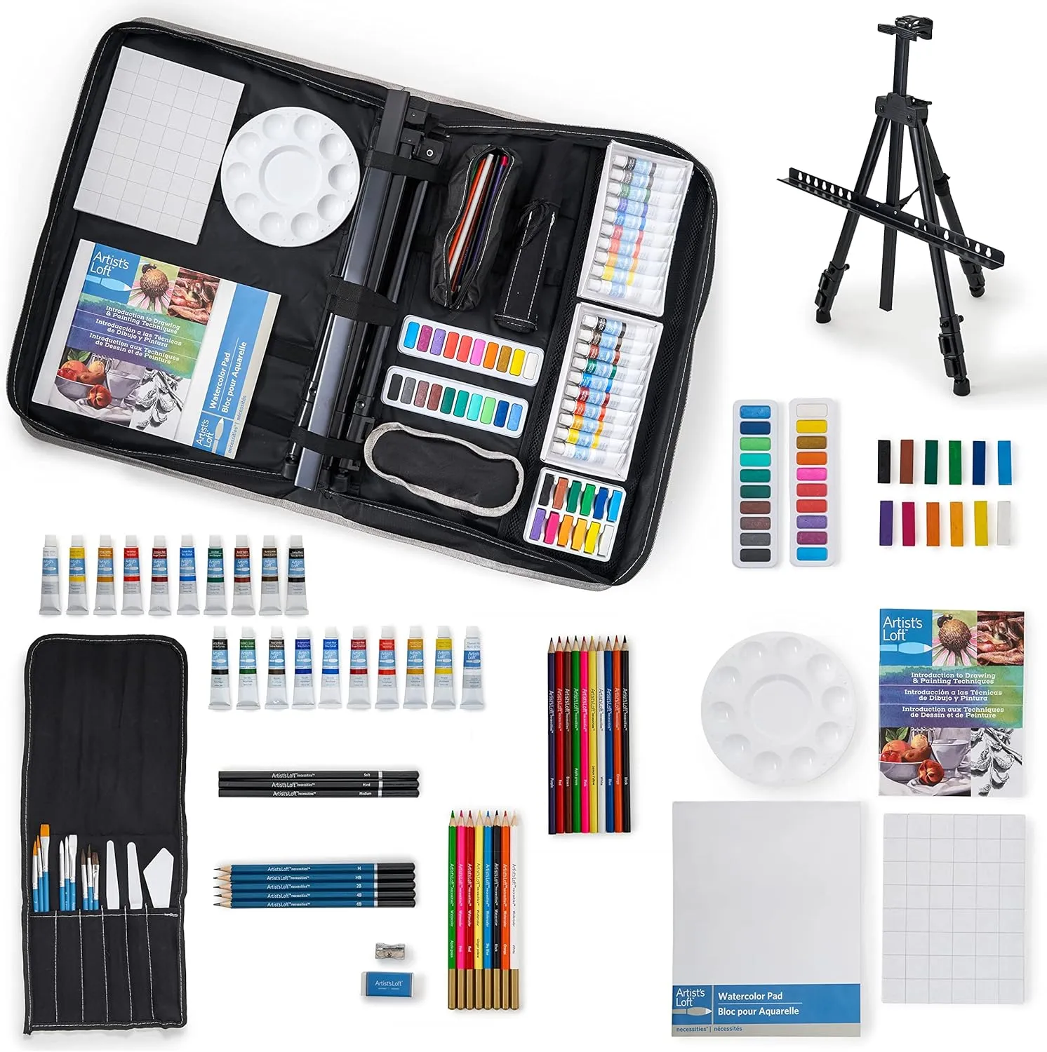 MICHAELS 101 Piece Deluxe Easel Art Set by Artist's Loft™ Necessities™