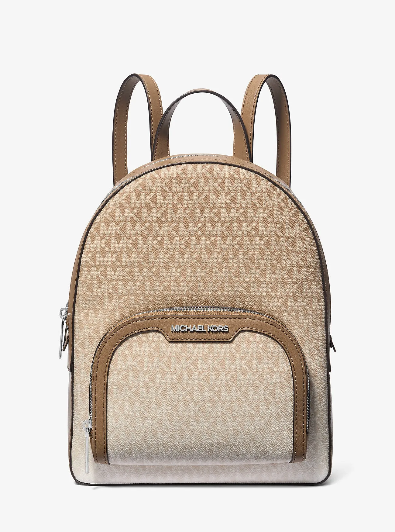 Micheal Kors Jaycee Medium Ombre Signature Logo Backpack Husk